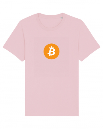 Bitcoin Logo Cotton Pink