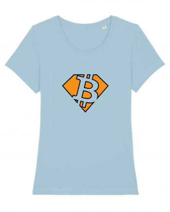 Bitcoin Hero Sky Blue