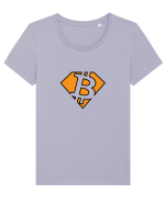 Bitcoin Hero Tricou mânecă scurtă guler larg fitted Damă Expresser