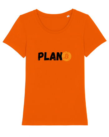 Plan B(itcoin) negru Bright Orange