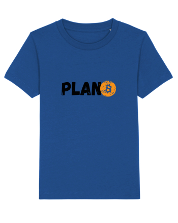 Plan B(itcoin) negru Majorelle Blue