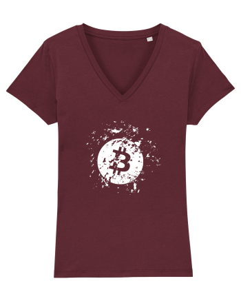 Bitcoin Explosion (alb) Burgundy