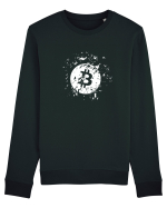 Bitcoin Explosion (alb) Bluză mânecă lungă Unisex Rise