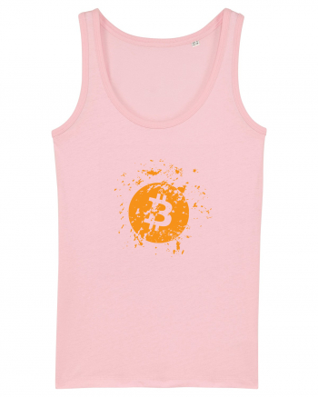 Bitcoin Explosion (orange) Cotton Pink