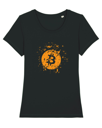 Bitcoin Explosion (orange) Black