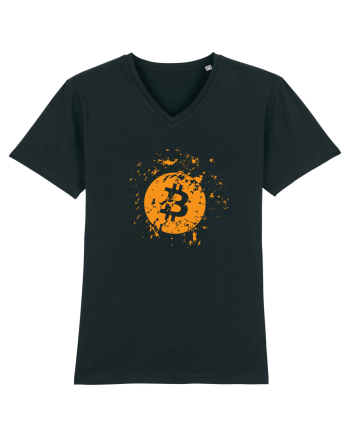 Bitcoin Explosion (orange) Black