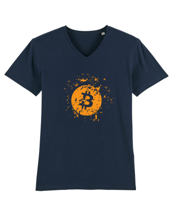 Bitcoin Explosion (orange) French Navy
