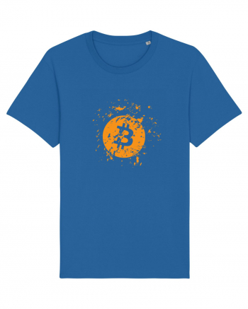 Bitcoin Explosion (orange) Royal Blue
