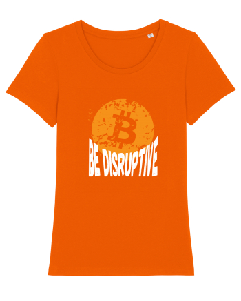 Bitcoin Be Disruptive (alb) Bright Orange