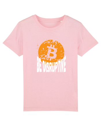 Bitcoin Be Disruptive (alb) Cotton Pink