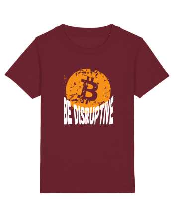 Bitcoin Be Disruptive (alb) Burgundy