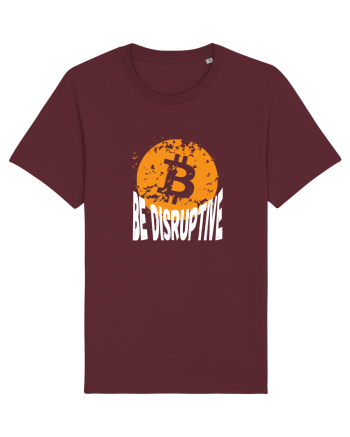 Bitcoin Be Disruptive (alb) Burgundy