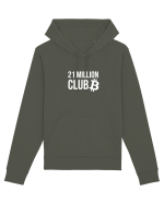 Bitcoin 21 Million Club (alb) Hanorac Unisex Drummer