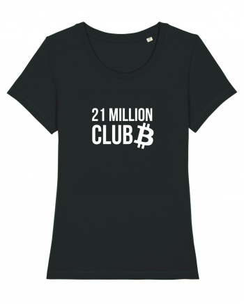 Bitcoin 21 Million Club (alb) Black