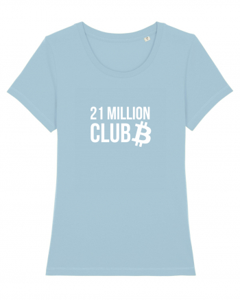 Bitcoin 21 Million Club (alb) Sky Blue
