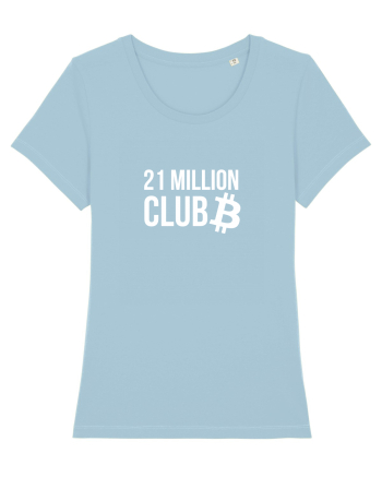 Bitcoin 21 Million Club (alb) Sky Blue