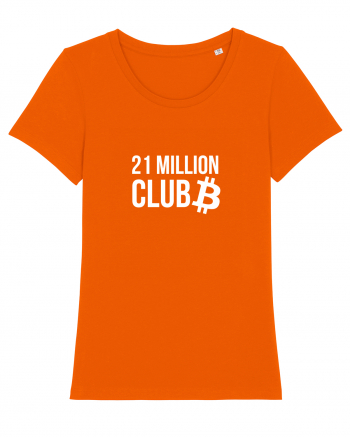 Bitcoin 21 Million Club (alb) Bright Orange