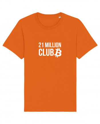 Bitcoin 21 Million Club (alb) Bright Orange
