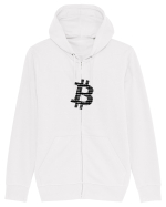 Bitcoin Binary Hanorac cu fermoar Unisex Connector