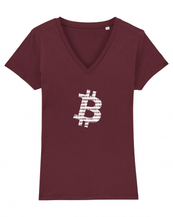 Bitcoin Binary (alb) Burgundy