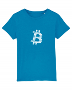Bitcoin Binary (alb) Tricou mânecă scurtă  Copii Mini Creator