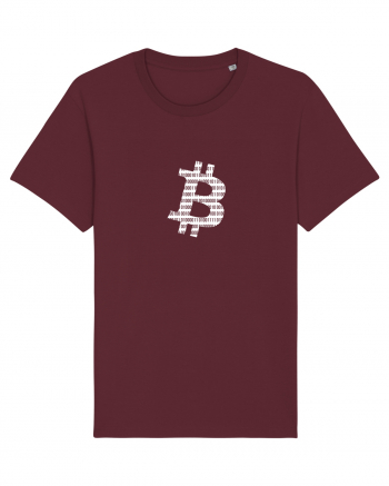 Bitcoin Binary (alb) Burgundy