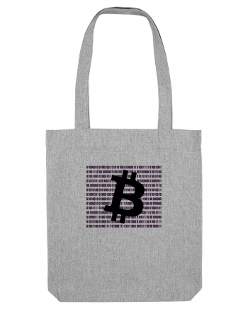 Bitcoin Binary Box Heather Grey