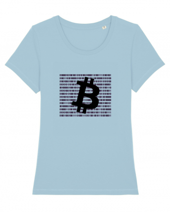 Bitcoin Binary Box Sky Blue