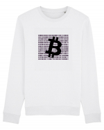 Bitcoin Binary Box Bluză mânecă lungă Unisex Rise