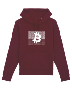 Bitcoin Binary Box (alb) Hanorac Unisex Drummer