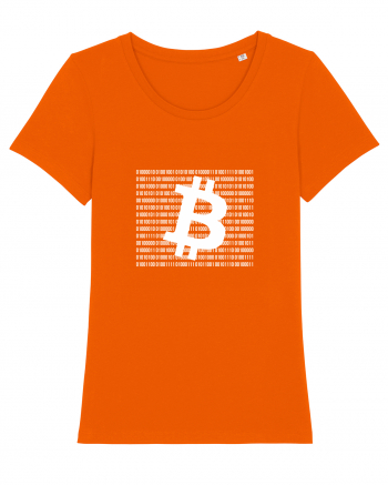 Bitcoin Binary Box (alb) Bright Orange