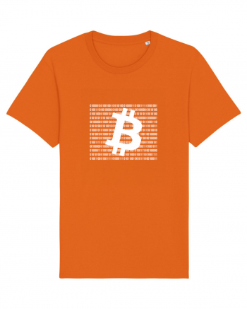 Bitcoin Binary Box (alb) Tricou mânecă scurtă Unisex Rocker