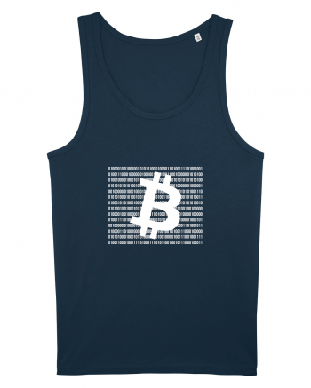 Bitcoin Binary Box (alb) Navy