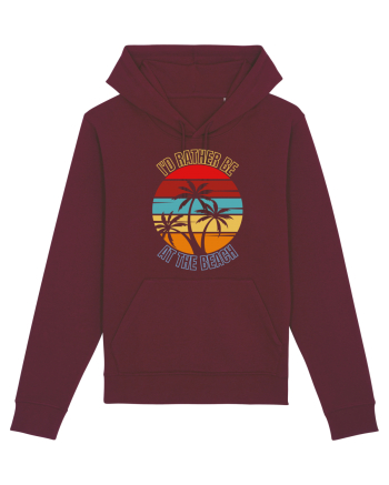 I'd Rather Be At The Beach  Burgundy