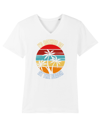 I'd Rather Be At The Beach  White
