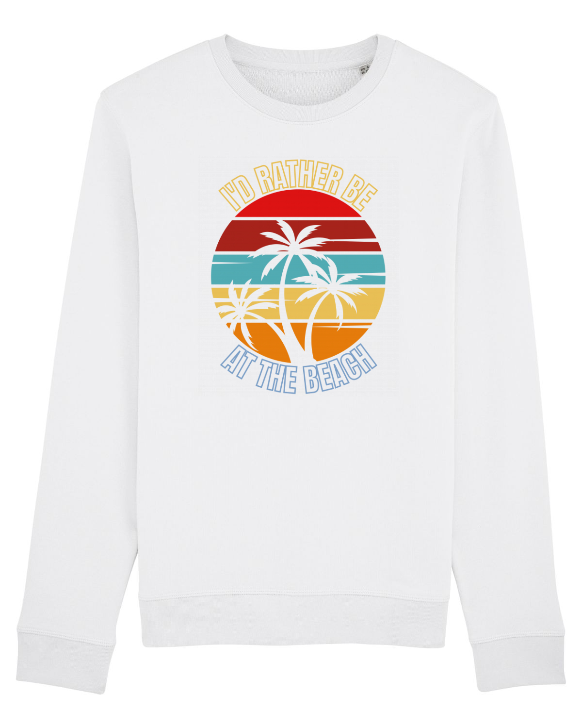 Bluză mânecă lungă Unisex Rise White