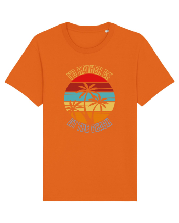 I'd Rather Be At The Beach  Bright Orange