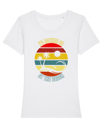 I'd Rather Be At The Beach  White