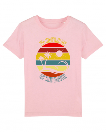 I'd Rather Be At The Beach  Cotton Pink
