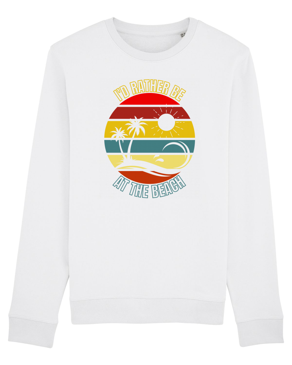 Bluză mânecă lungă Unisex Rise White