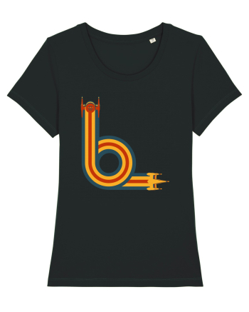 Retro Vintage Star Wars  Black