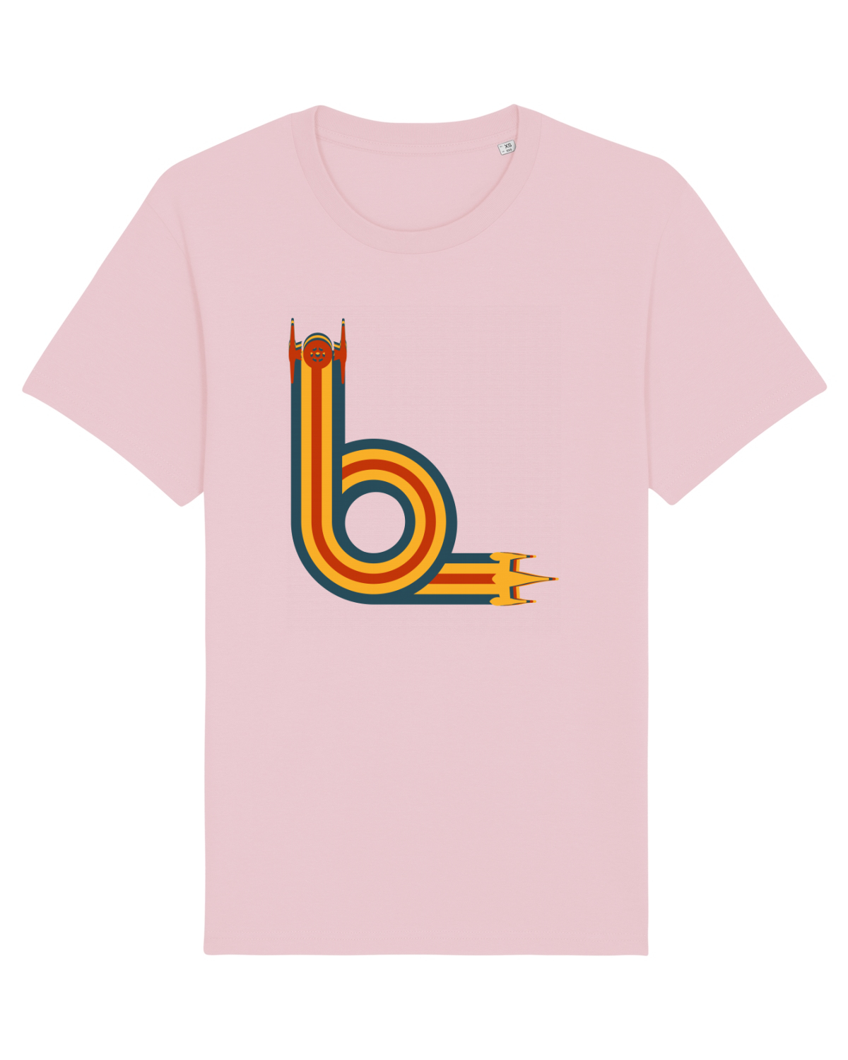 Tricou mânecă scurtă Unisex Rocker Cotton Pink