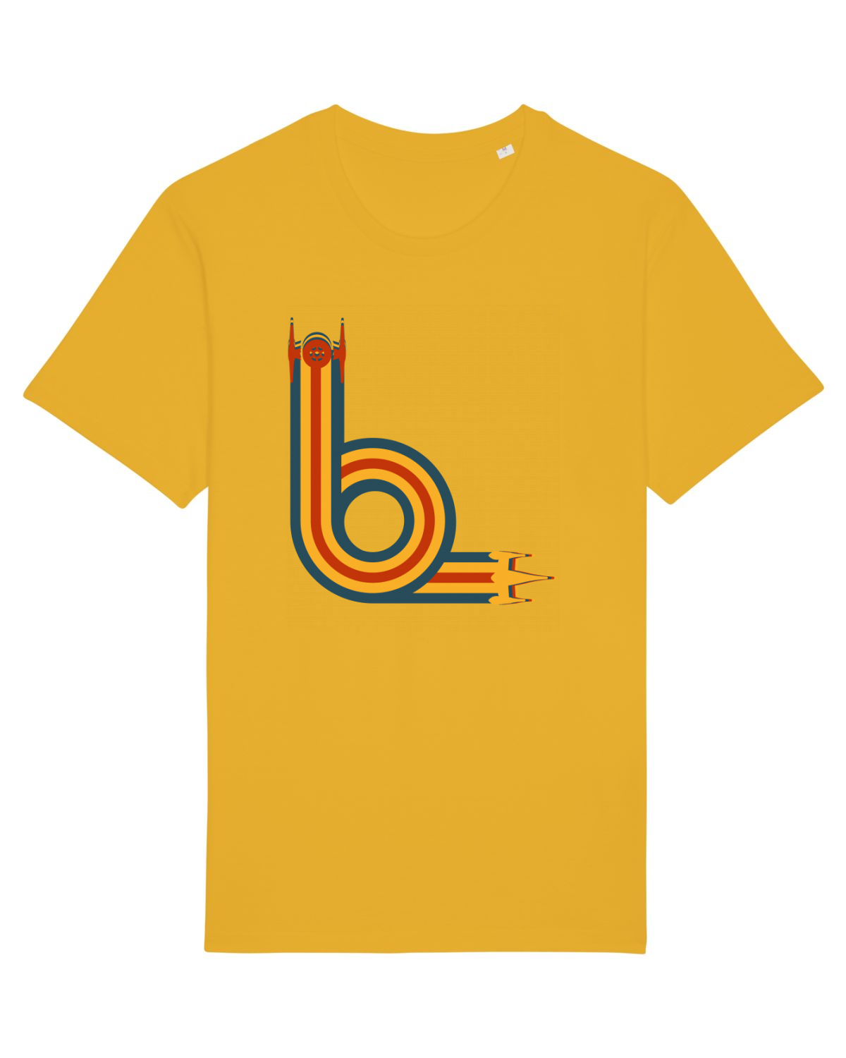 Tricou mânecă scurtă Unisex Rocker Spectra Yellow