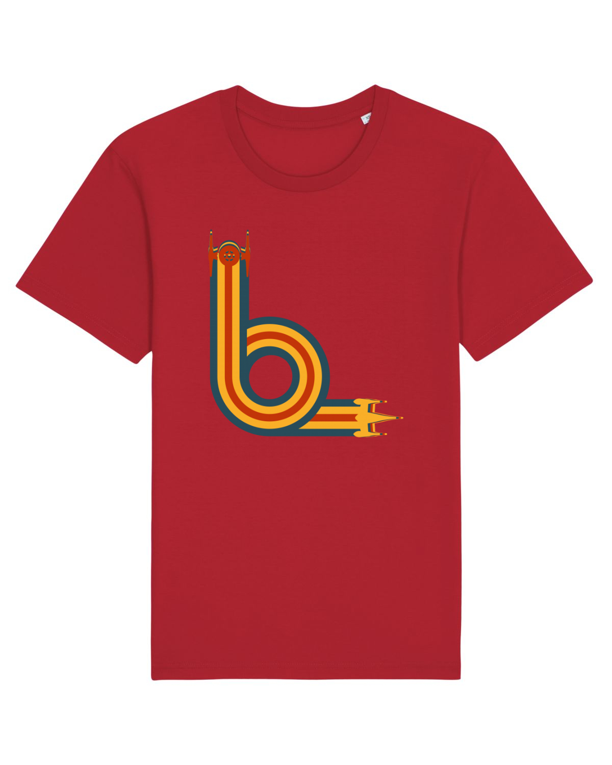 Tricou mânecă scurtă Unisex Rocker Red