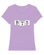BTS Tricou mânecă scurtă guler larg fitted Damă Expresser