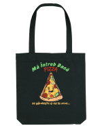 Ma intreb daca pizza se gandeste si ea la mine Sacoșă textilă
