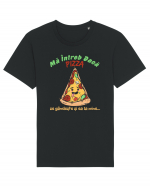 Ma intreb daca pizza se gandeste si ea la mine Tricou mânecă scurtă Unisex Rocker