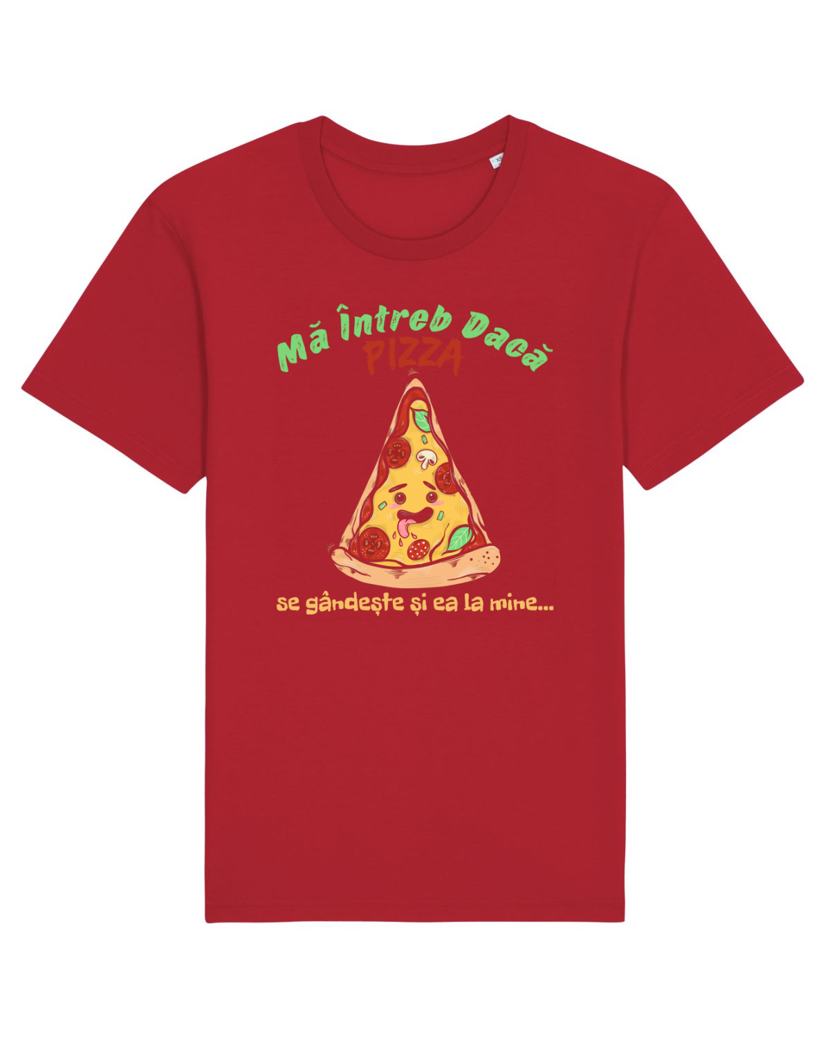 Tricou mânecă scurtă Unisex Rocker Red