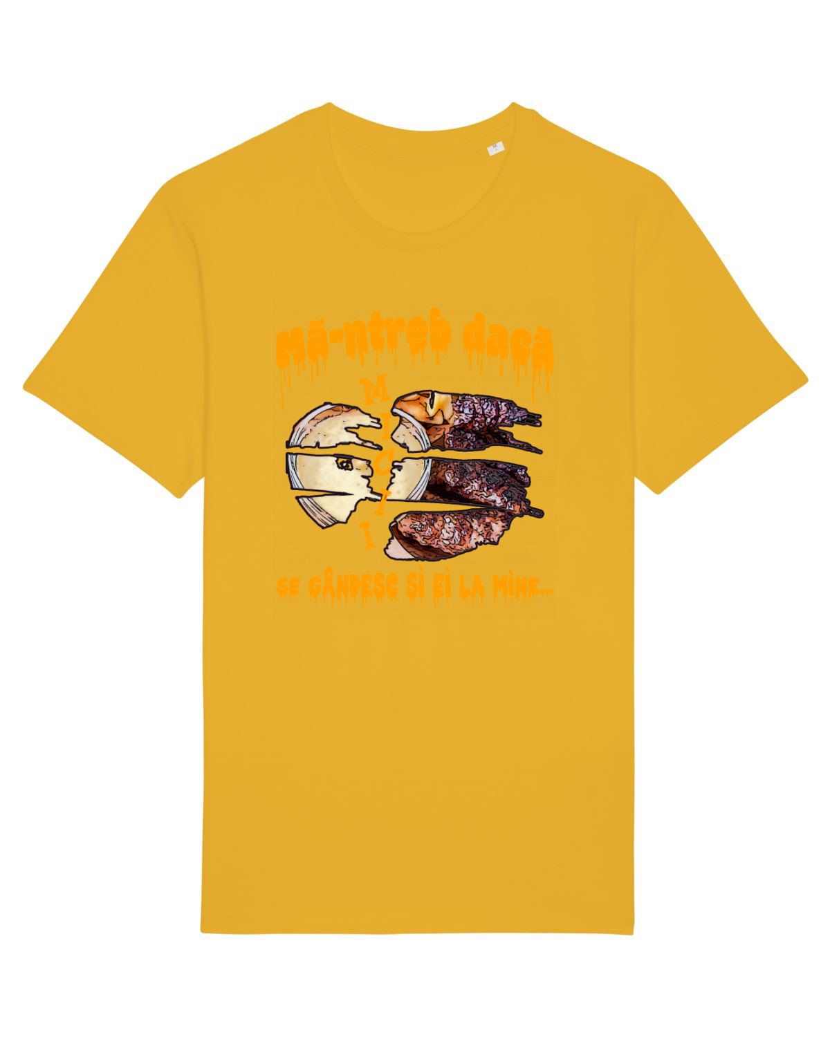 Tricou mânecă scurtă Unisex Rocker Spectra Yellow