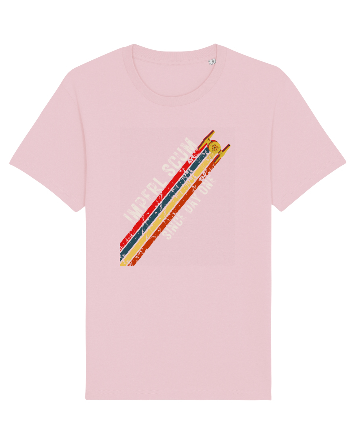 Tricou mânecă scurtă Unisex Rocker Cotton Pink
